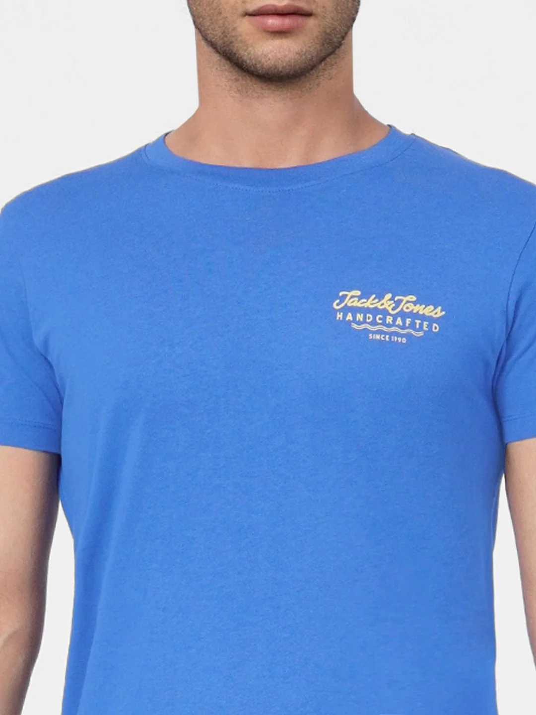 Blue Crew Neck T-shirt - Image 5