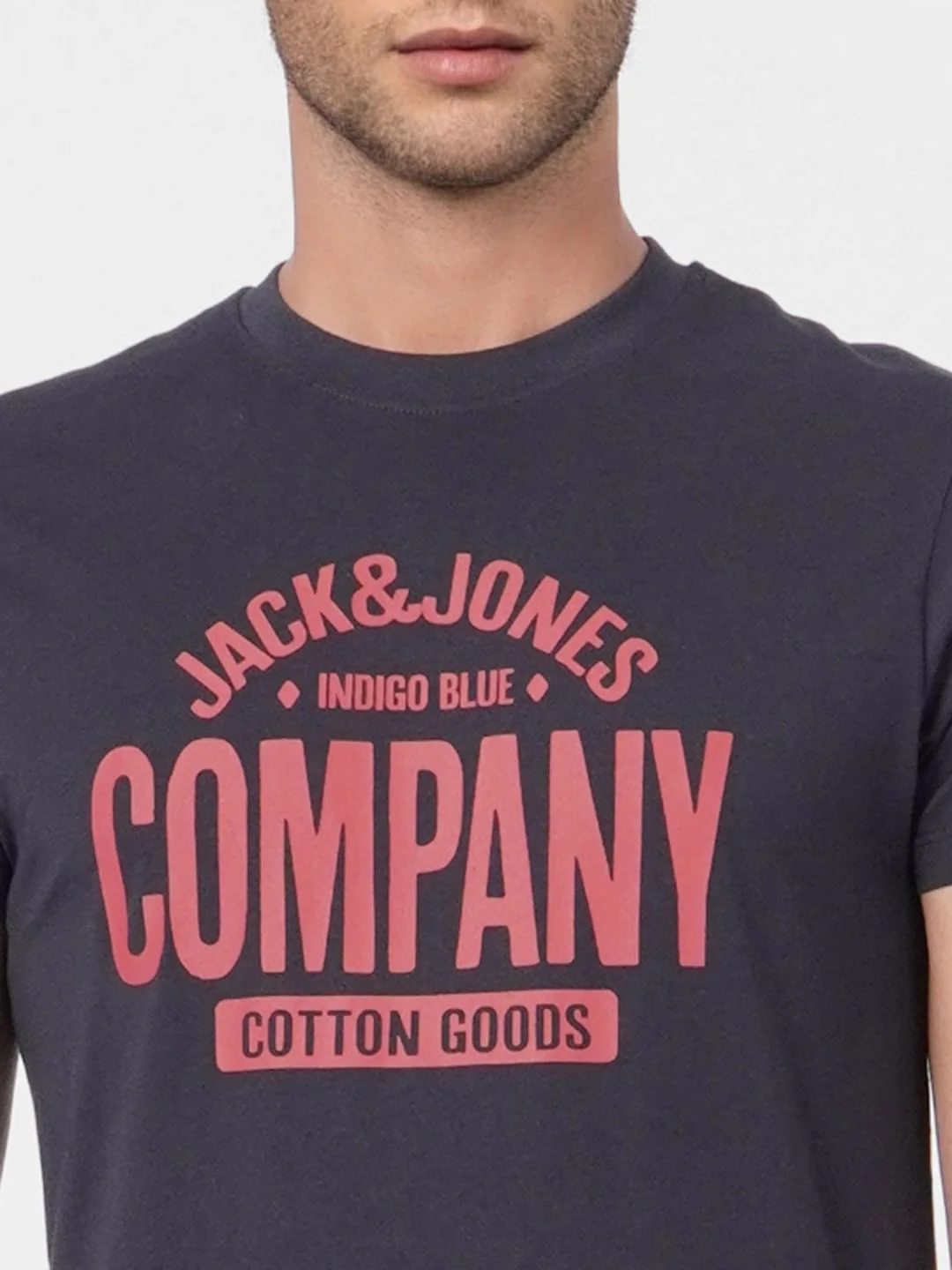 Black Graphic Print Crew Neck T-shirt - Image 5