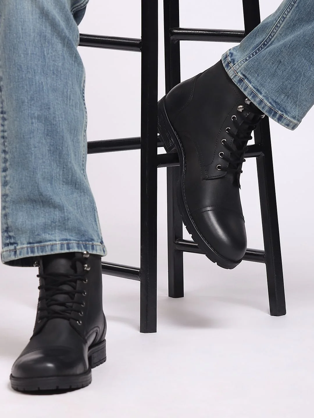 Black Leather Boots