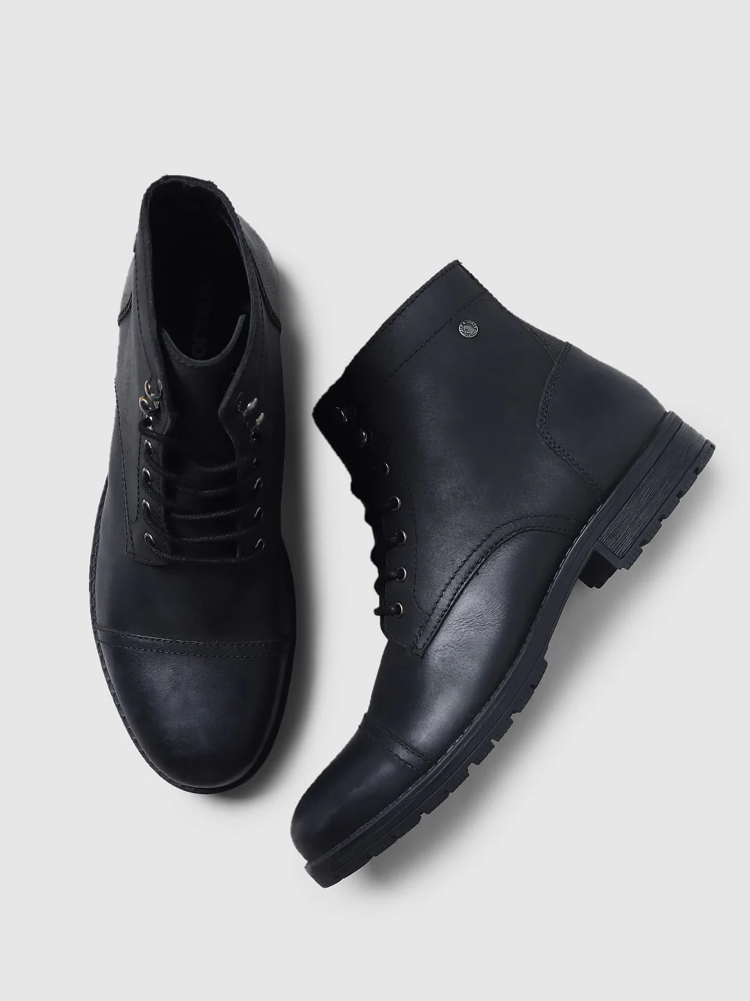 Black Leather Boots - Image 2