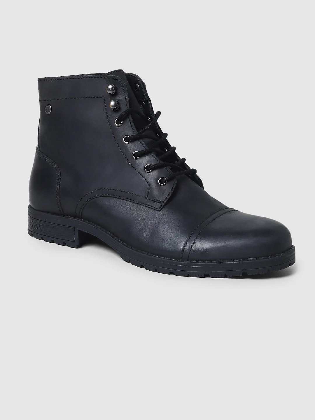 Black Leather Boots - Image 4