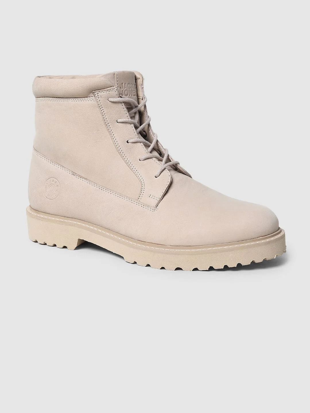 Beige Combo Boots - Image 4