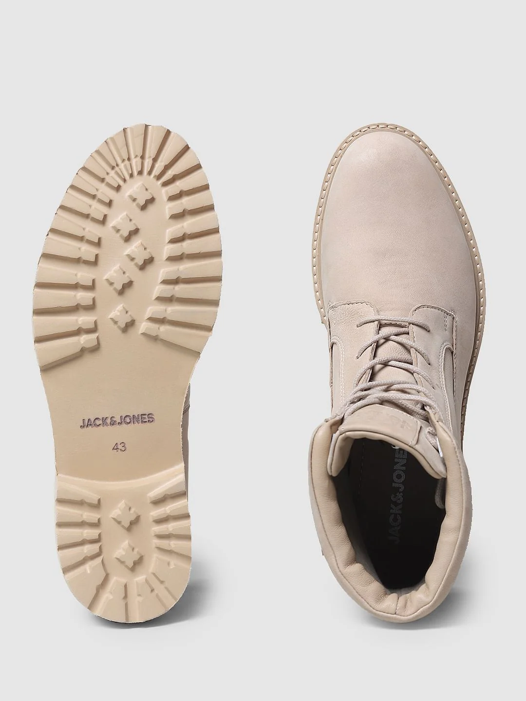 Beige Combo Boots - Image 5