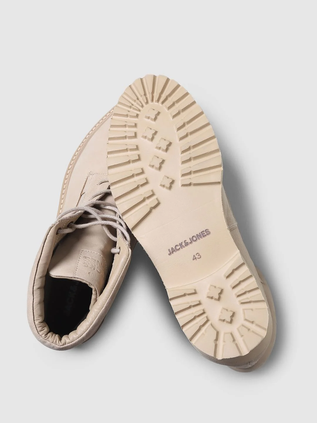 Beige Combo Boots - Image 6