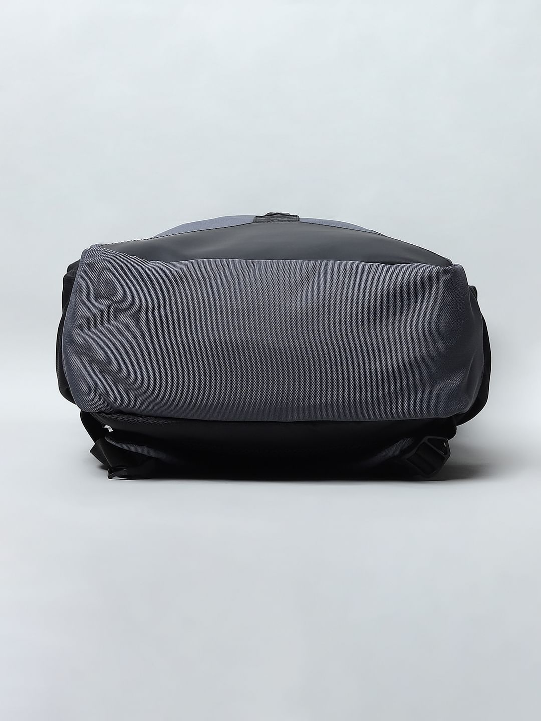Grey Colourblocked Roll Top Backpack - Image 5