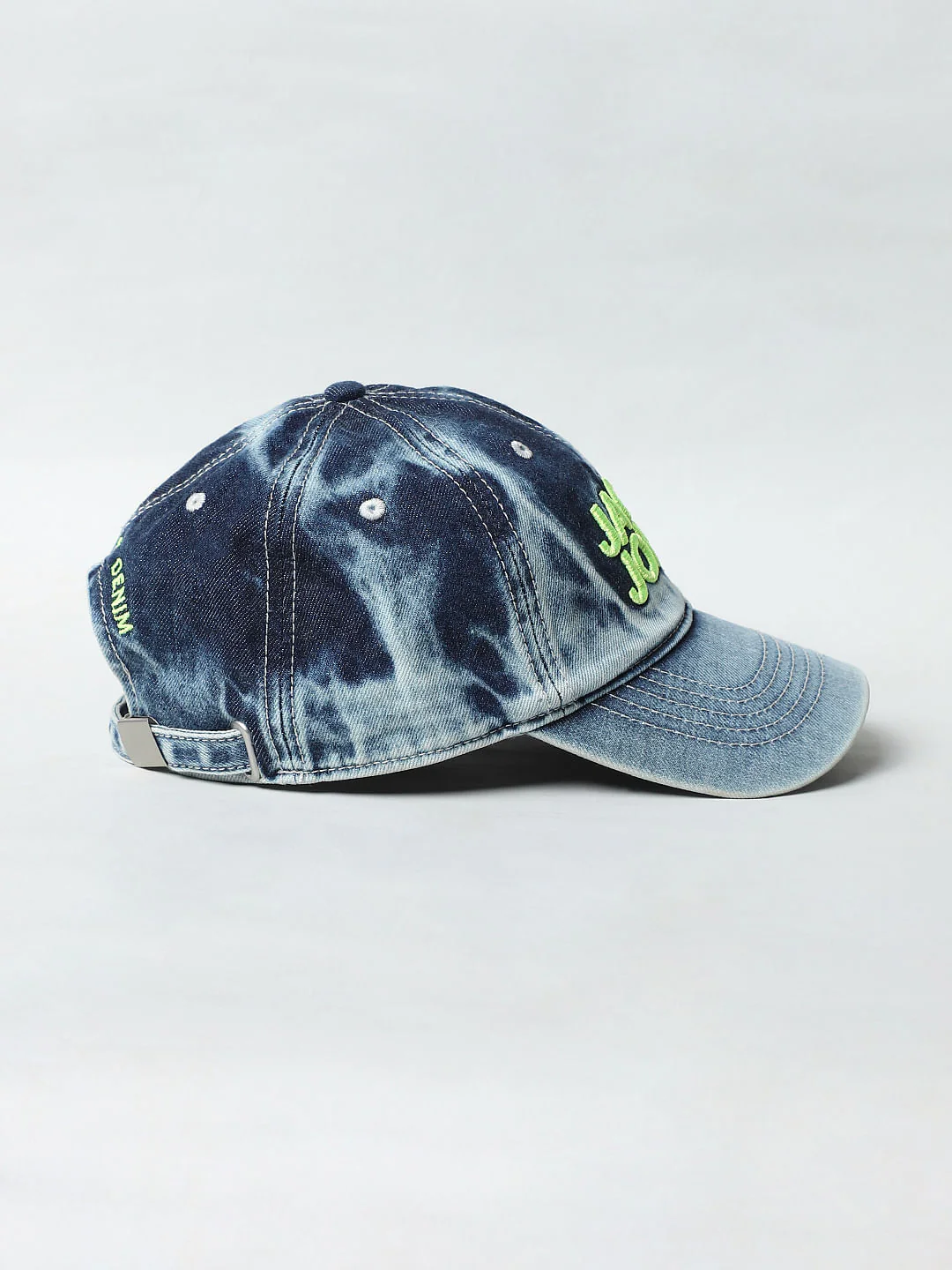 Blue Denim Baseball Cap - Image 4