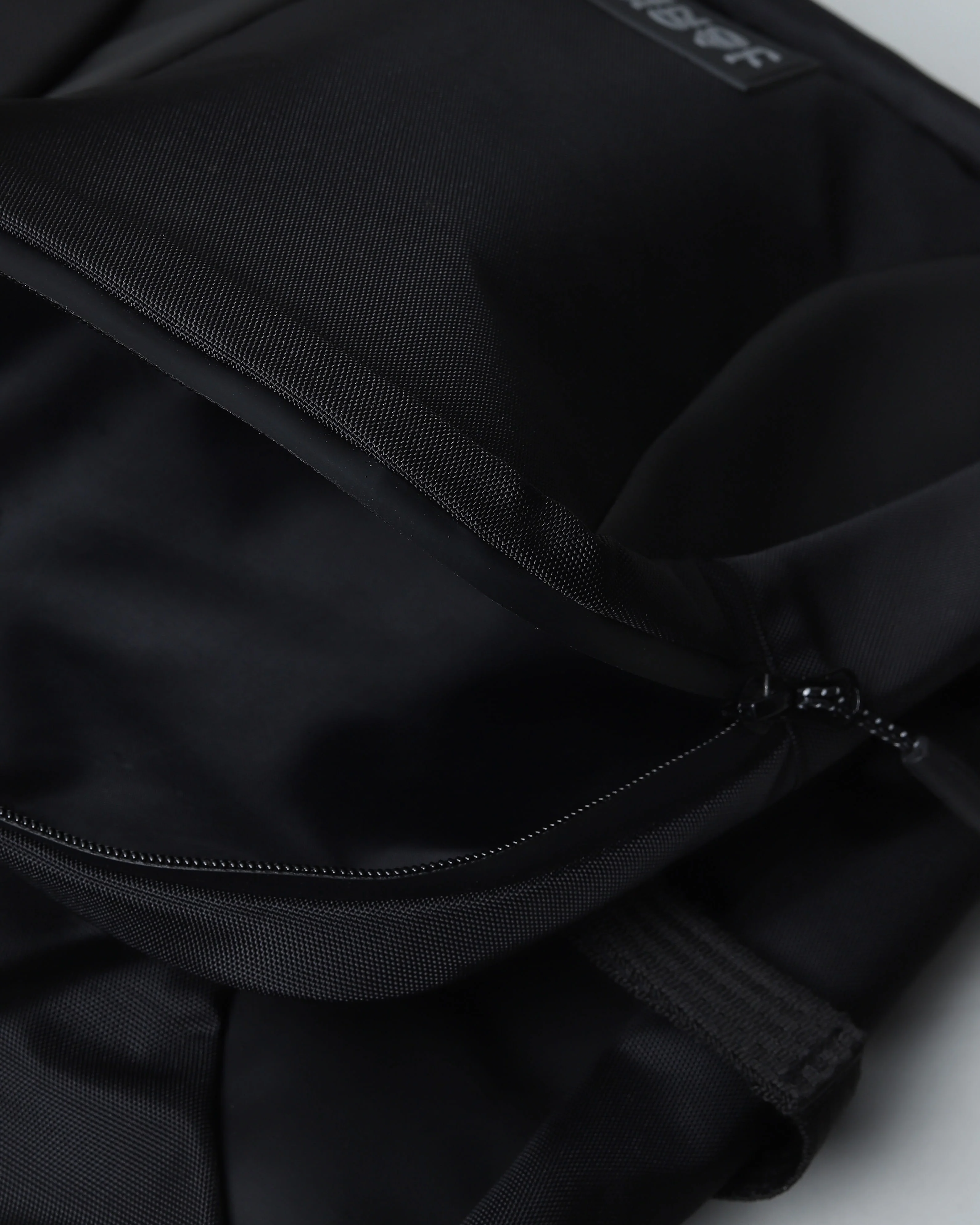 Black Roll Top Backpack - Image 6