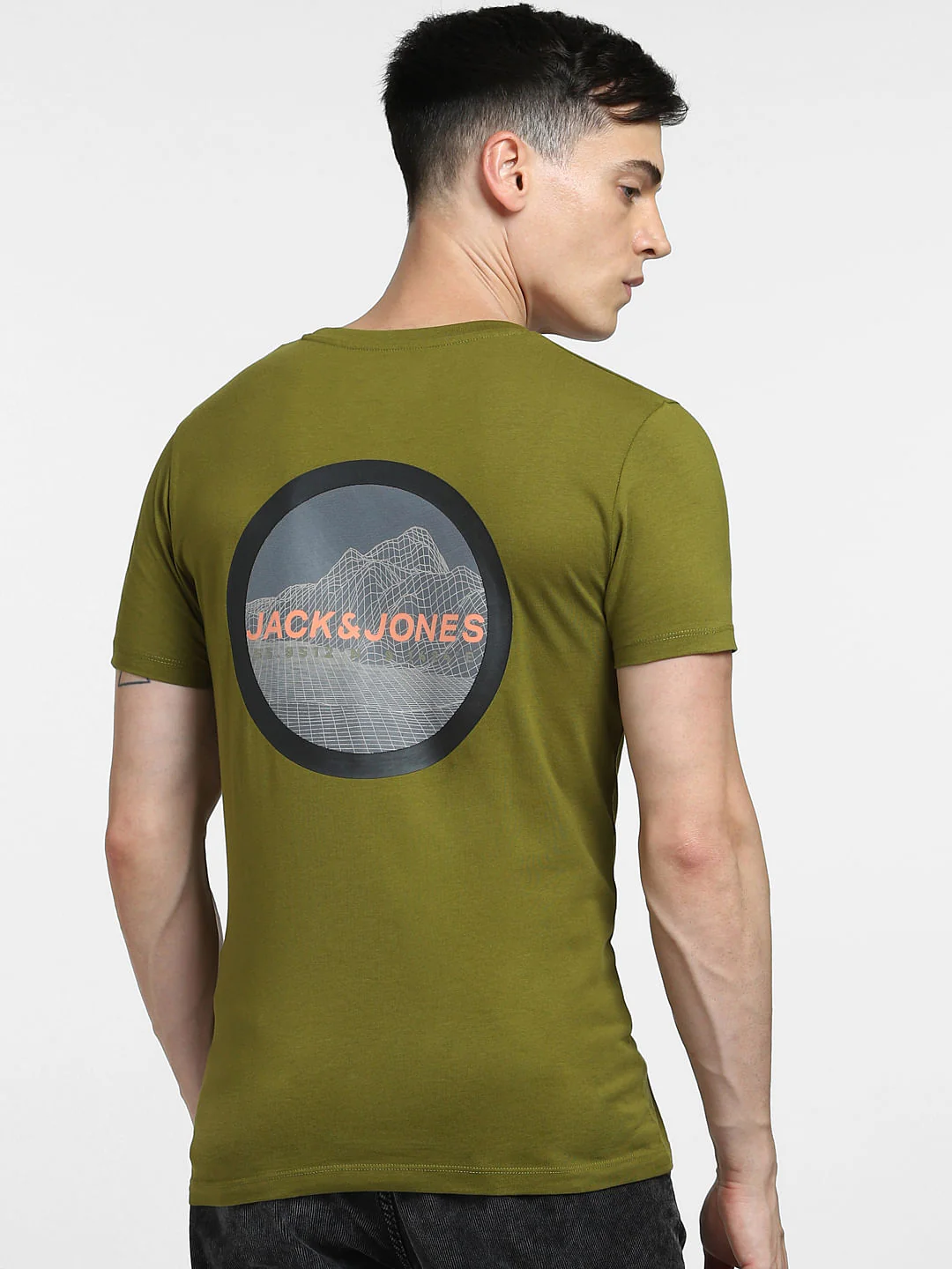 Green Logo Print T-shirt - Image 4