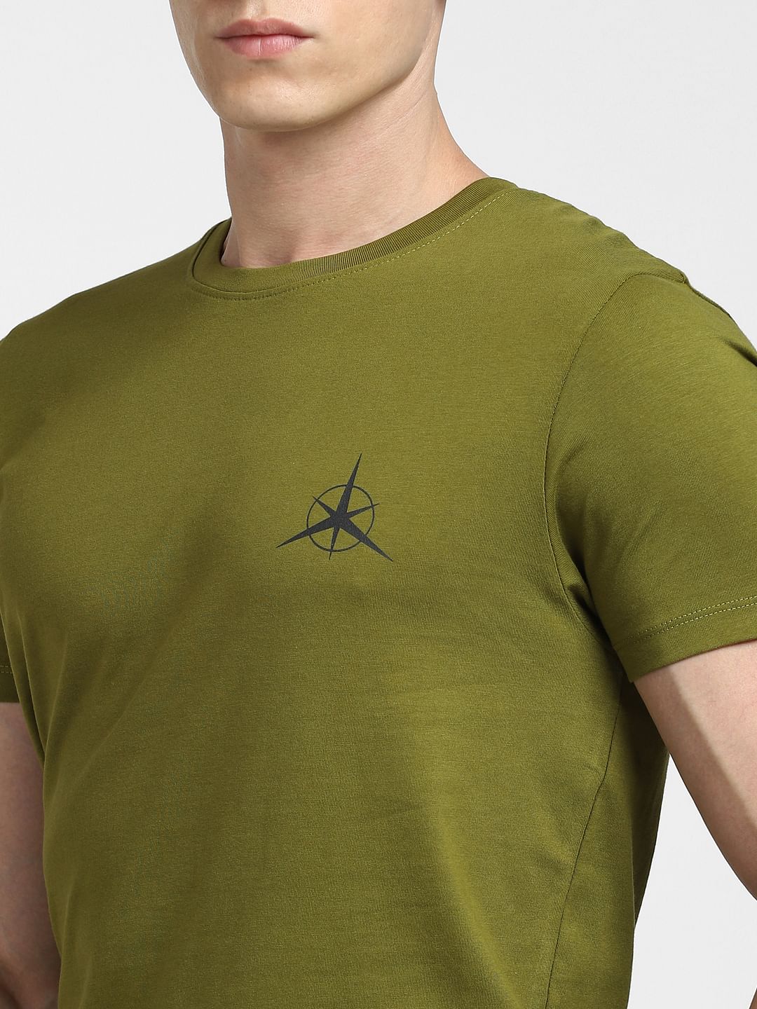 Green Logo Print T-shirt - Image 5