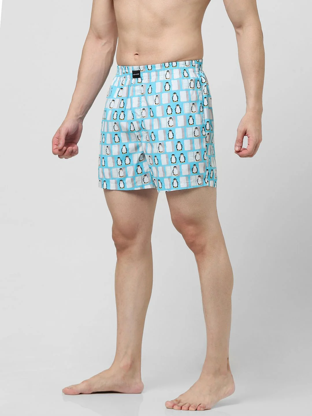 Blue Penguin Print Boxers - Image 3