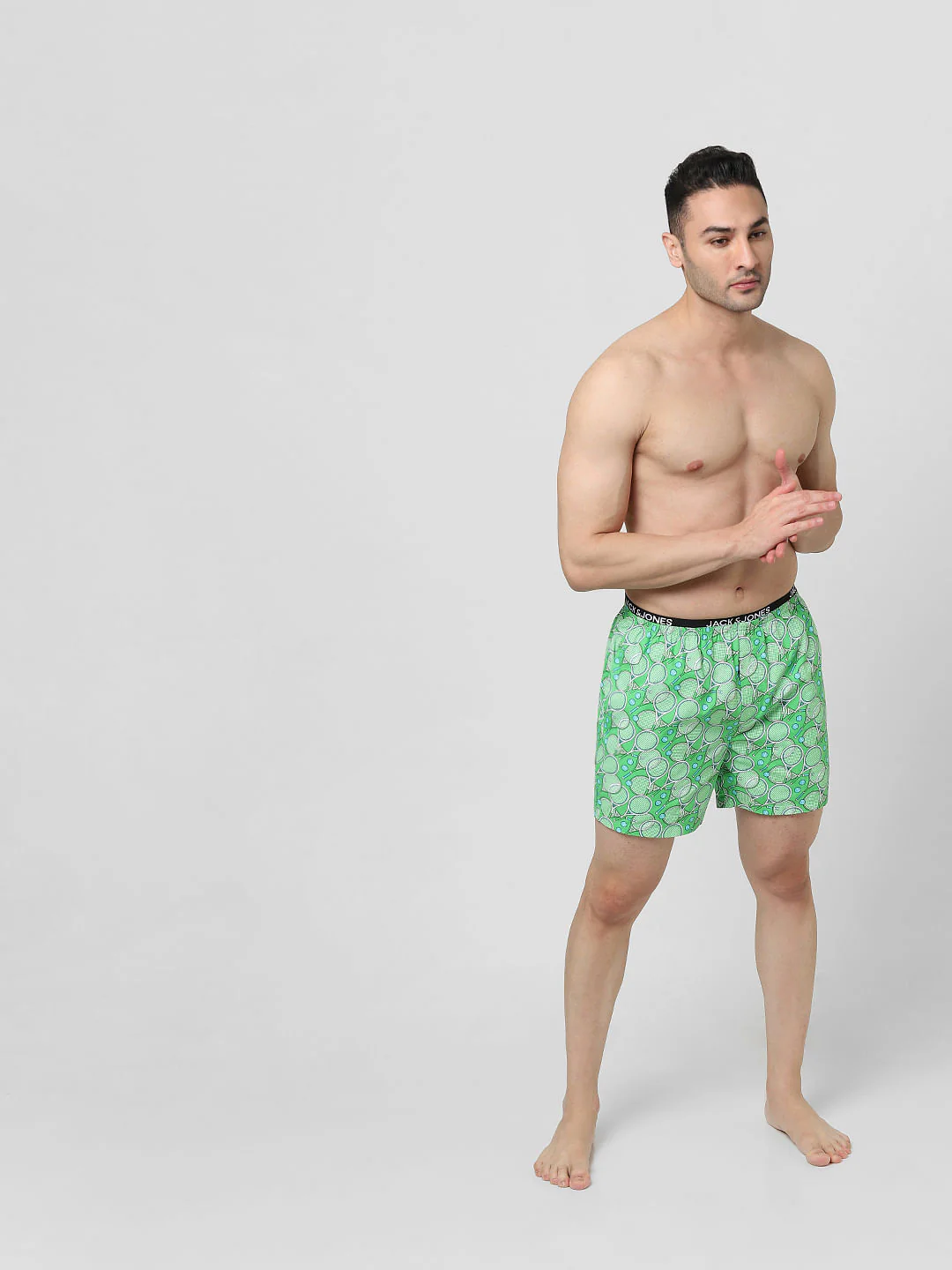 Green Printed Boxers