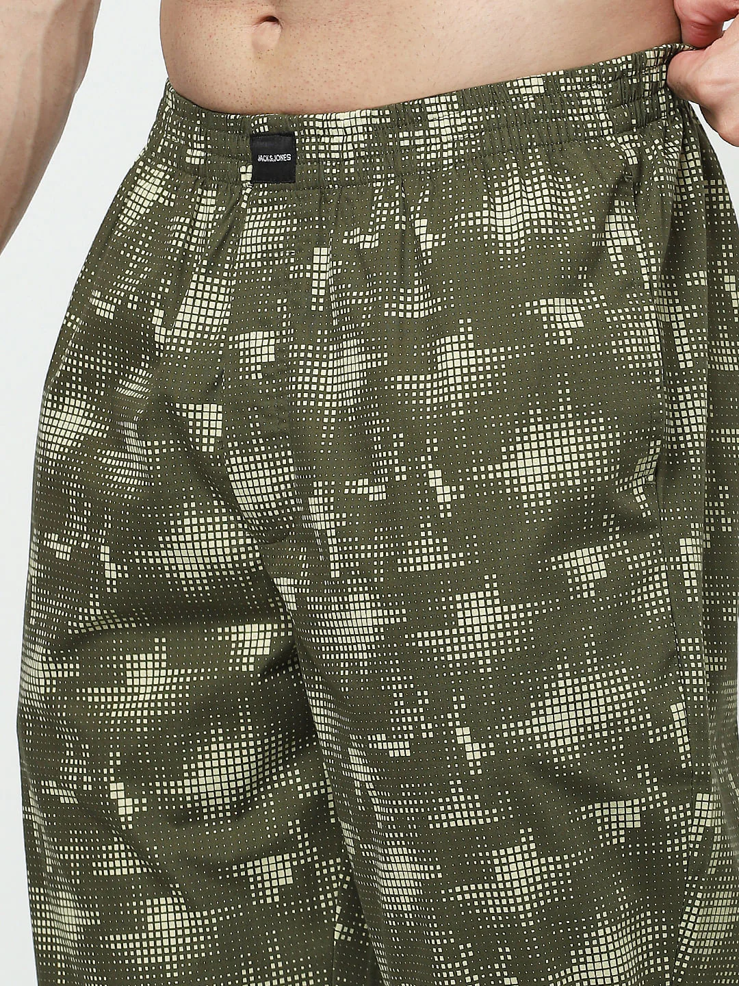 Olive Printed Pyjamas - Image 5