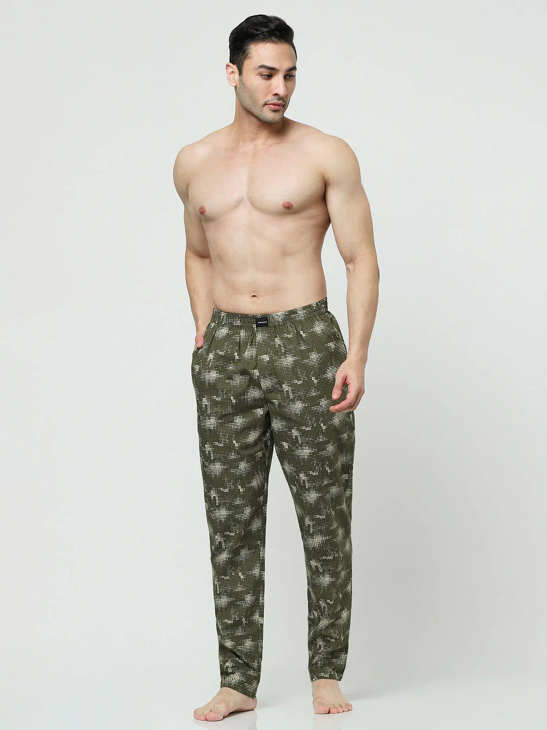 Olive Printed Pyjamas - Image 6