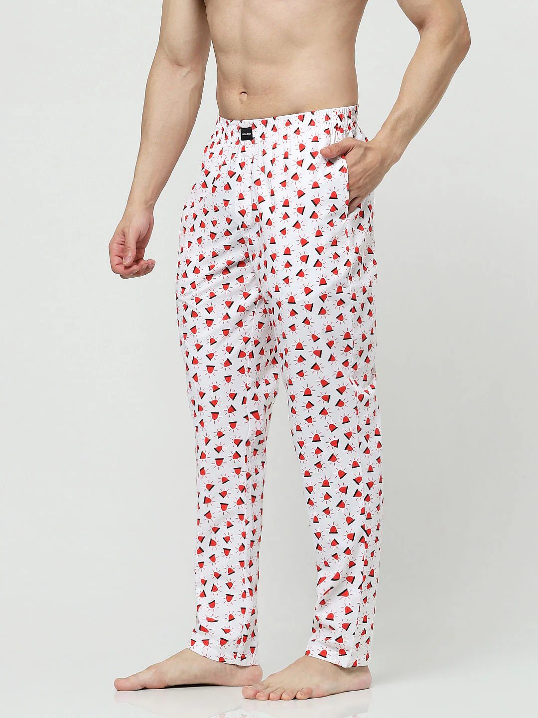 White Printed Pyjamas - Image 3