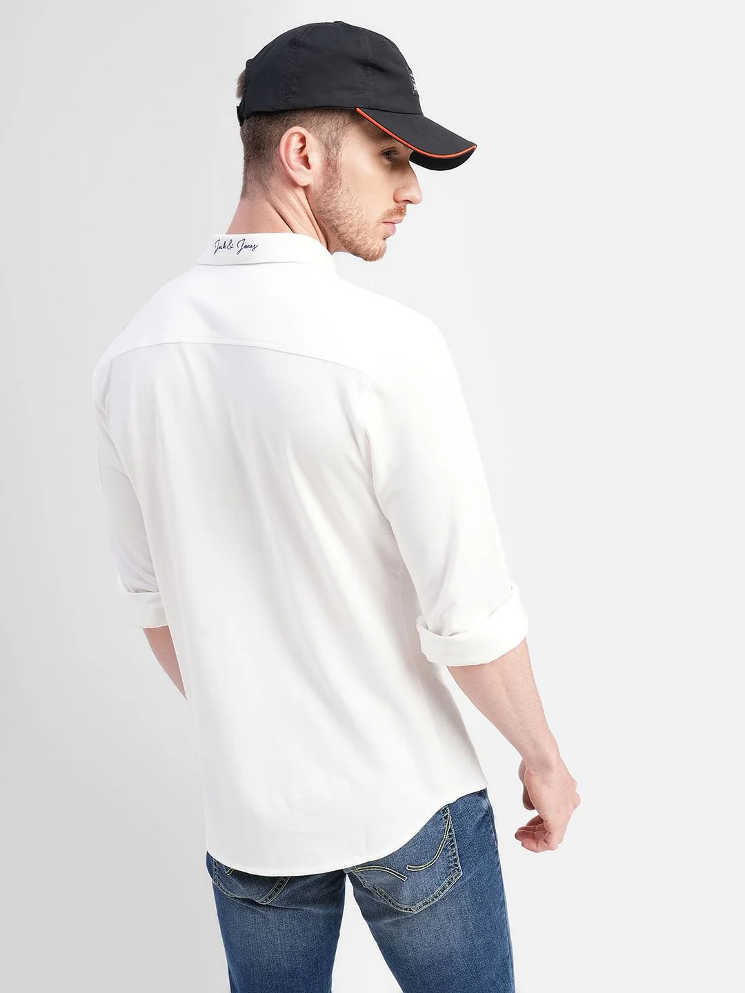 White Full Sleeves Shirt