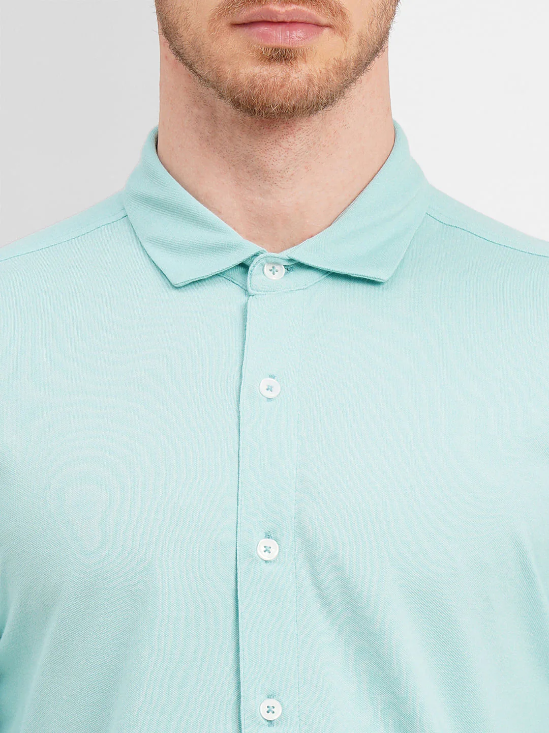 Sky Blue Full Sleeves Shirt - Image 5