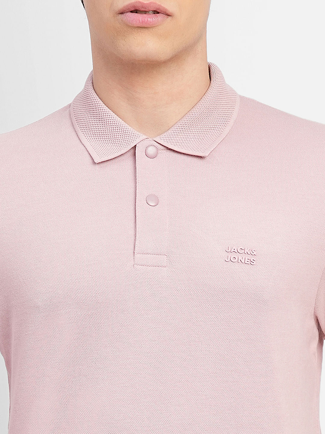 Pink Logo Print Polo T-shirt - Image 5