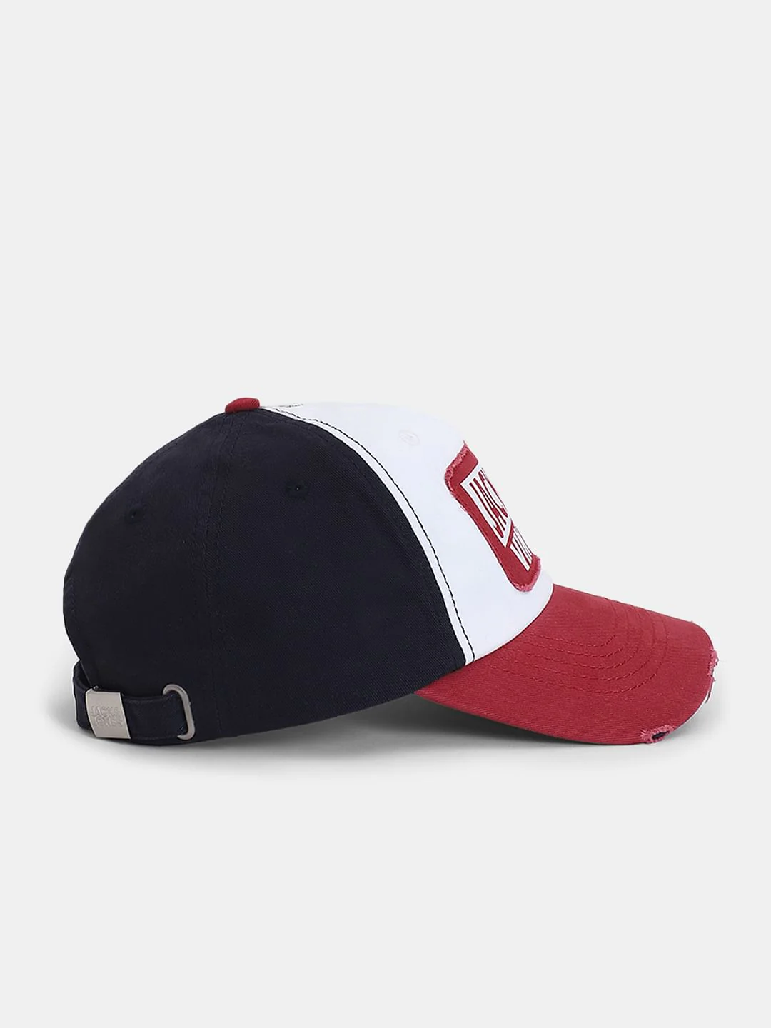 Red & White Logo Printed Cap - Image 3