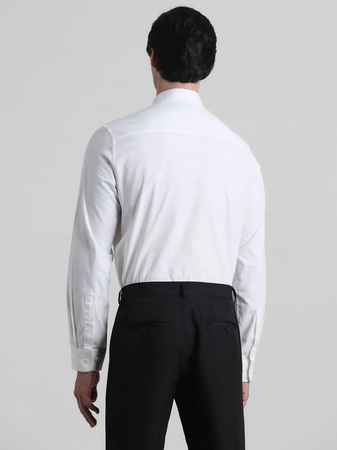 White Formal Full Sleeves Shirt - Image 4