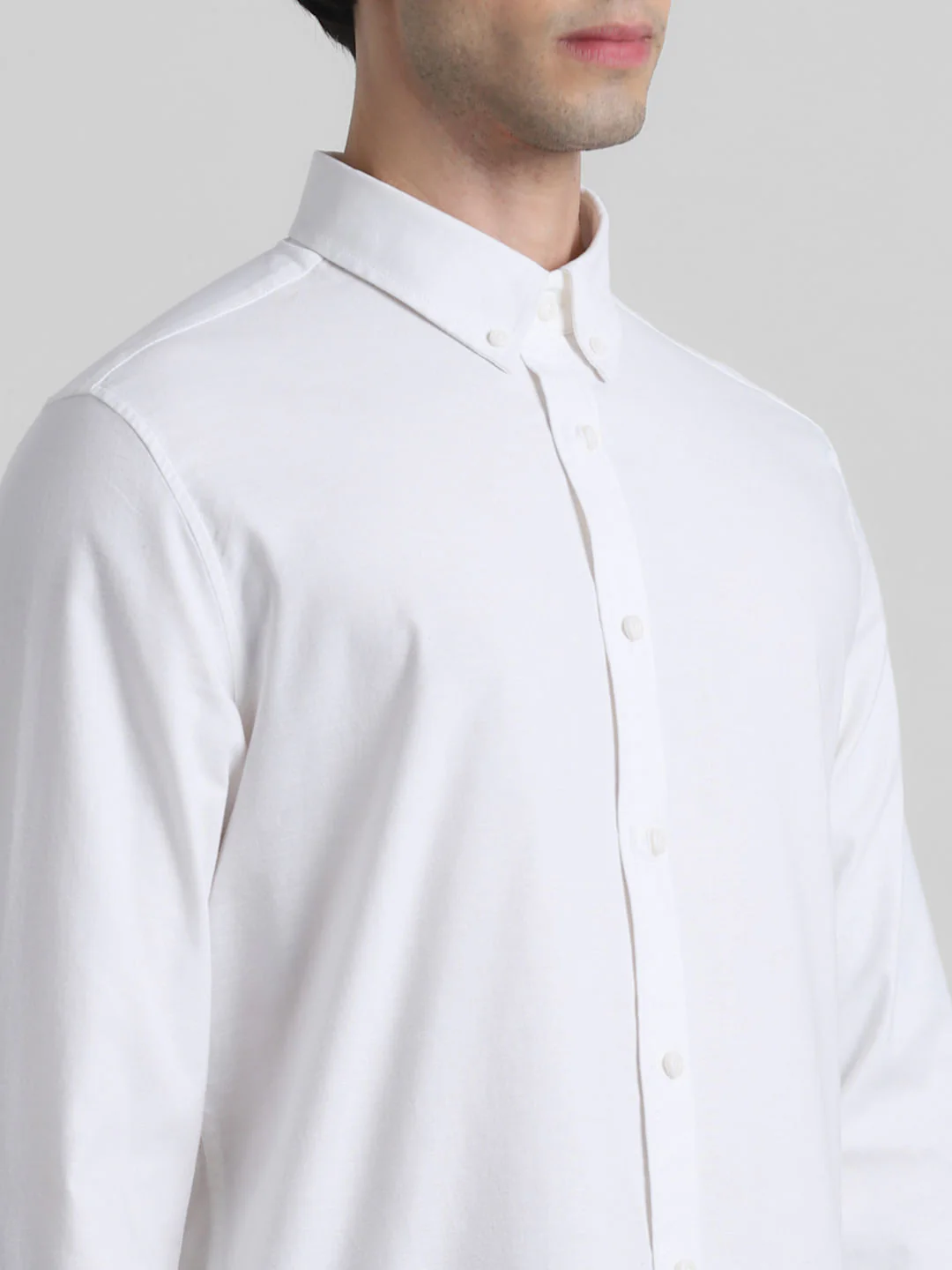 White Formal Full Sleeves Shirt - Image 5