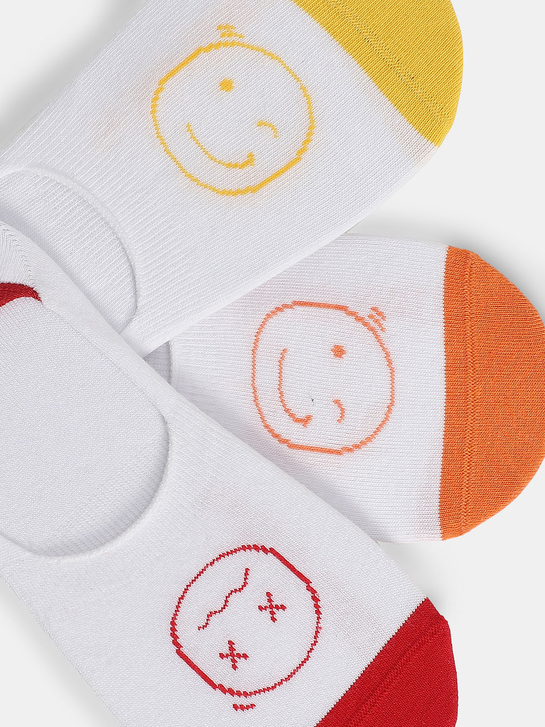 Pack of 3 Colourblocked No-Show Socks - Image 3