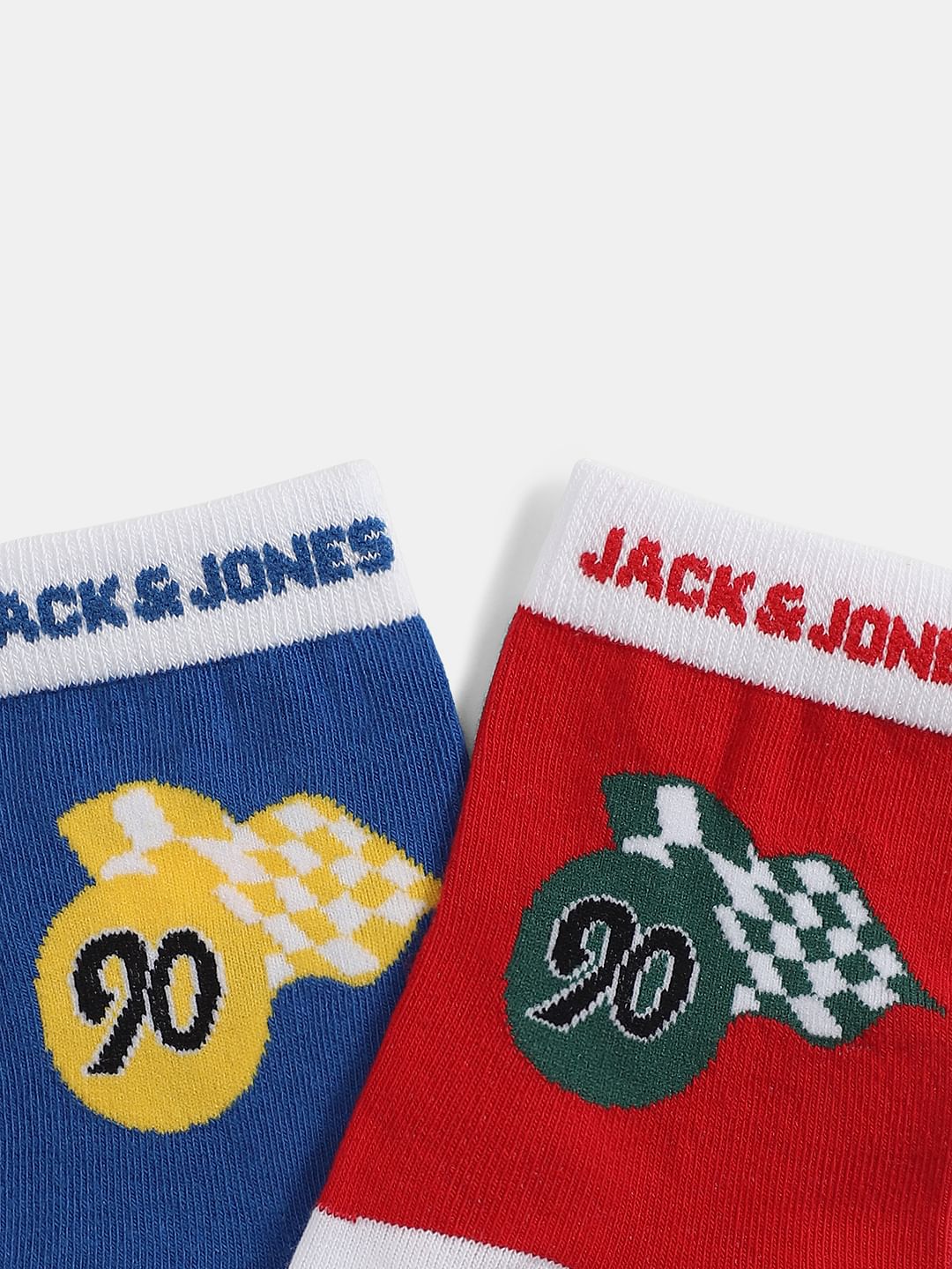 Pack of 2 Racer Print Mid-Length Socks - Image 2