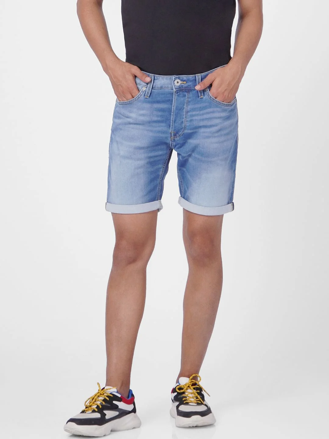 Blue Denim Shorts - Image 2