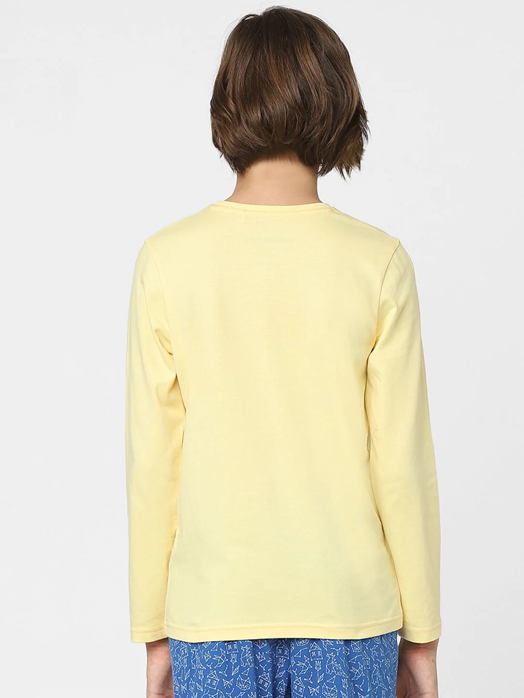 Boys Yellow Printed T-shirts & Pyjama Night Suit Set - Image 4