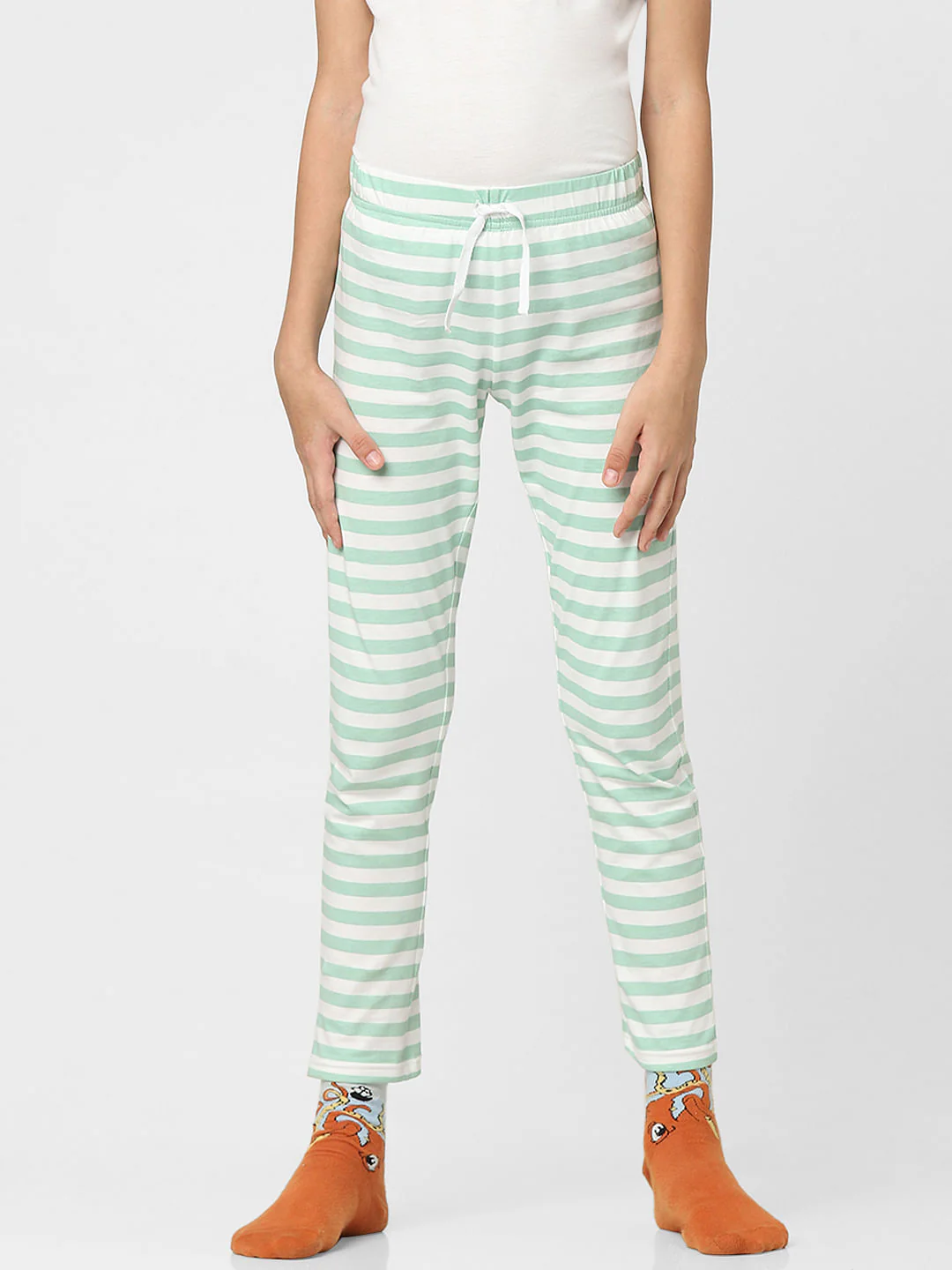 Boys Green Printed T-shirts & Pyjama Night Suit Set - Image 7