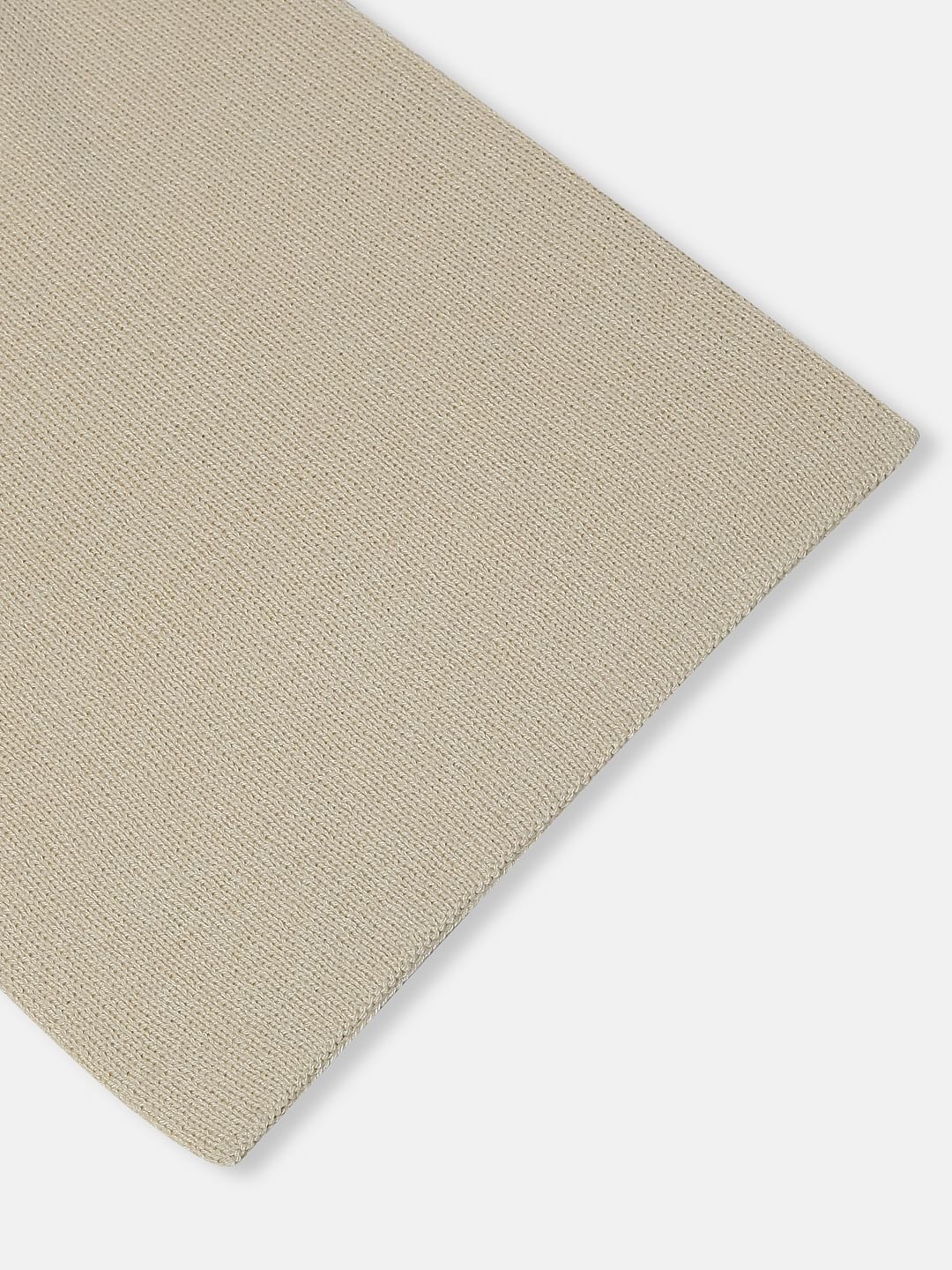 Beige Knit Scarf - Image 2