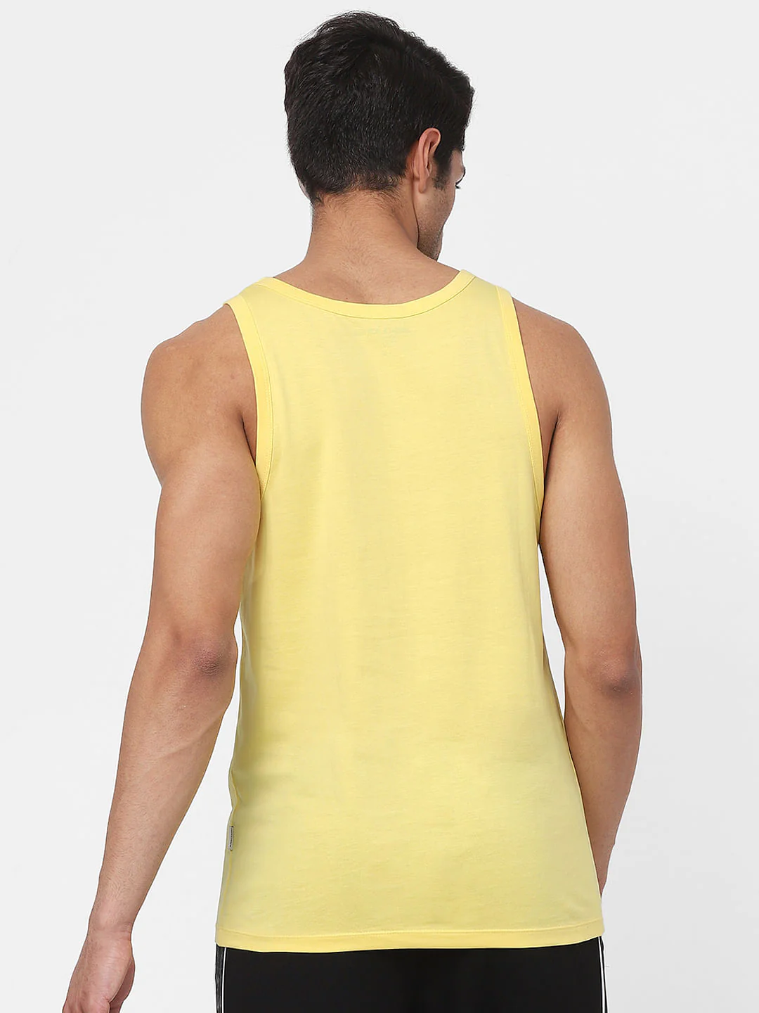 Yellow Graphic Print Vest - Image 4