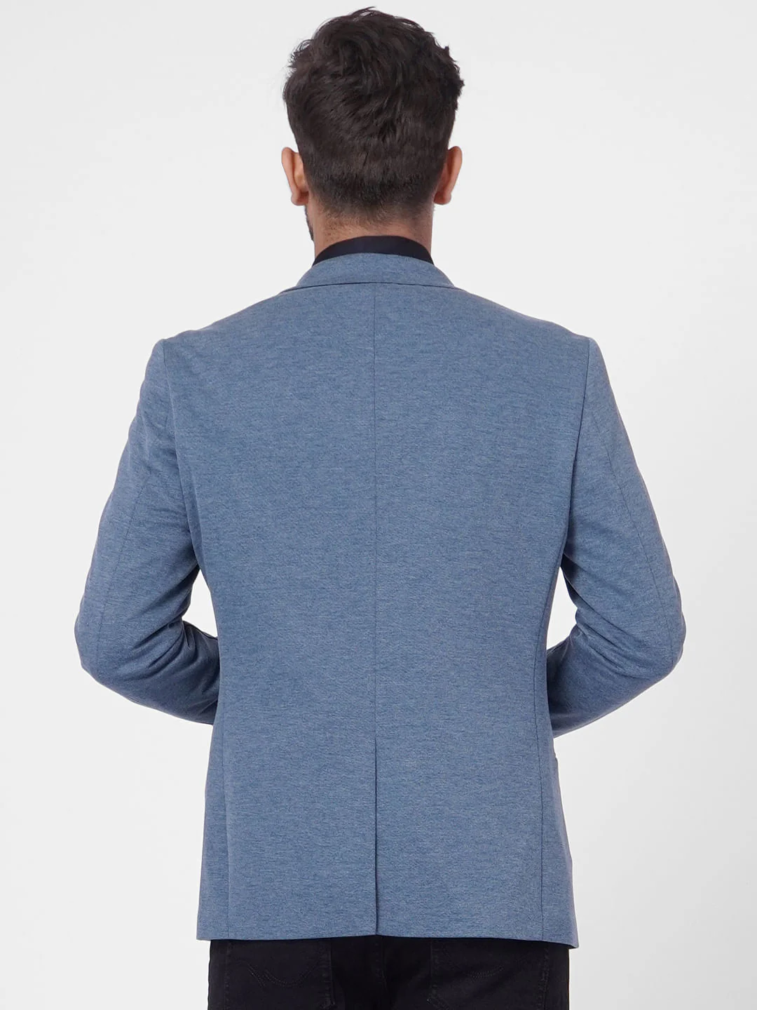 Blue Double Button Blazer - Image 4