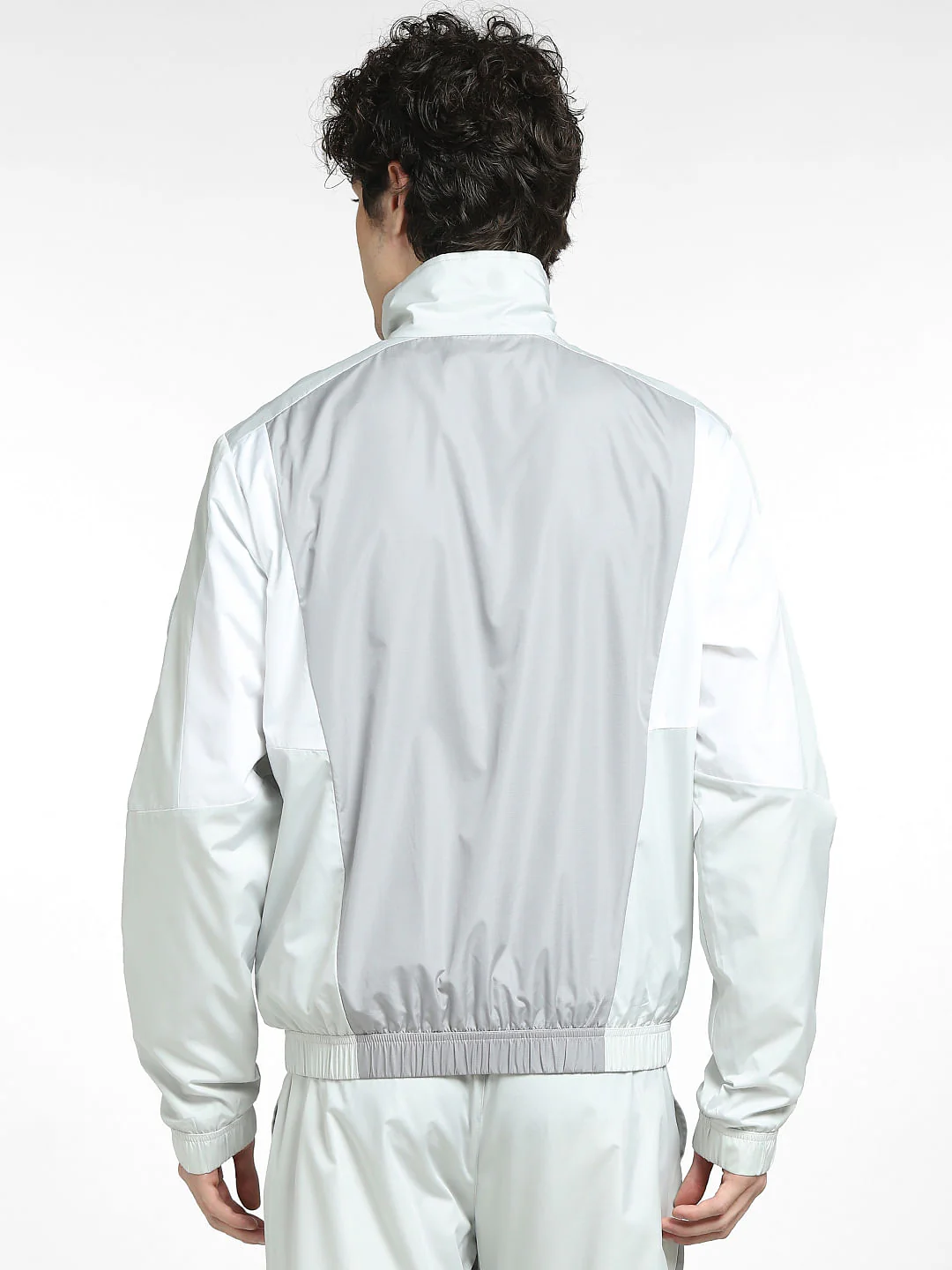 Grey Colourblocked Track Co-ord Jacket - Image 4