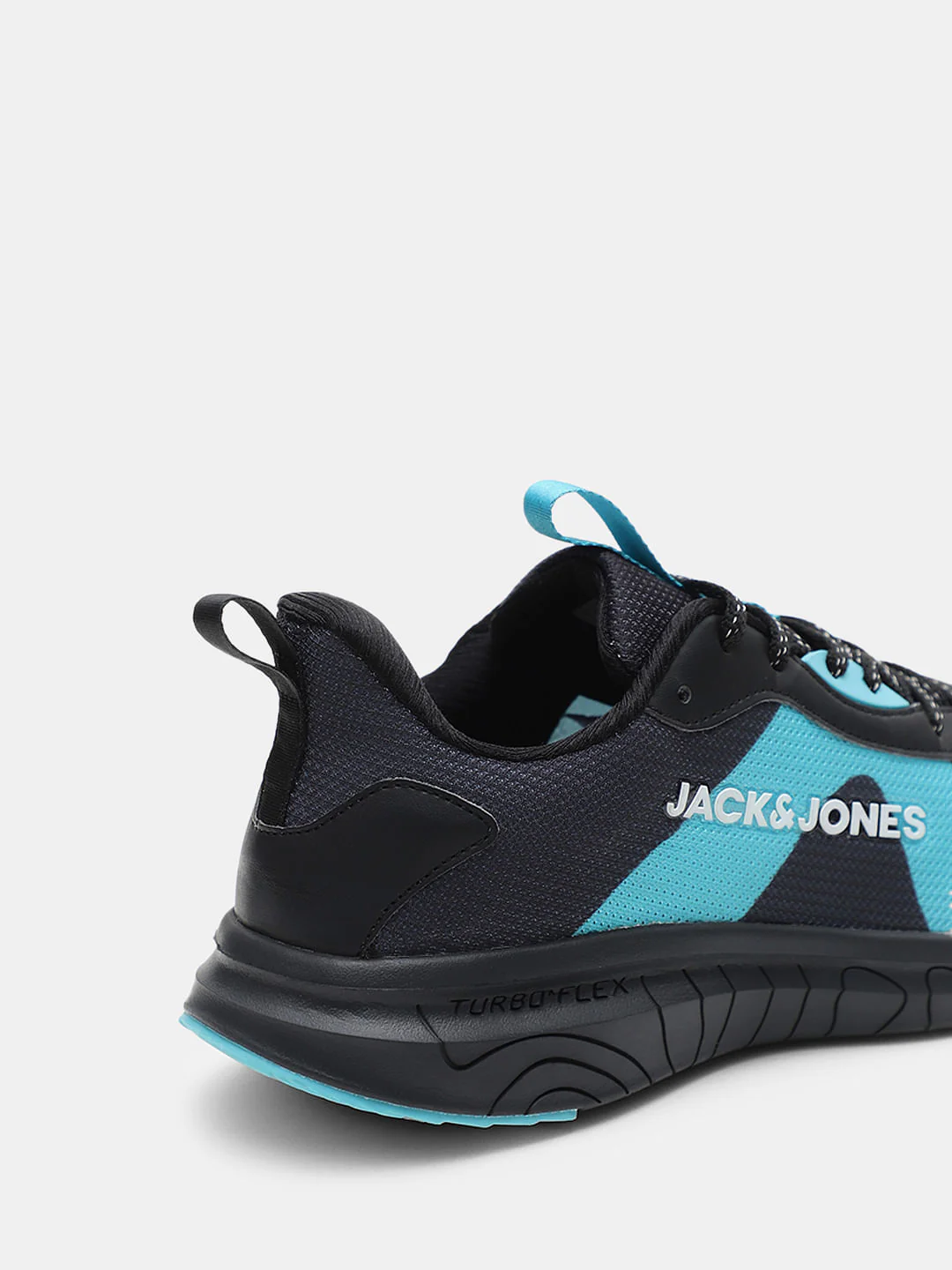 Black Colourblocked Knit Sneakers - Image 8