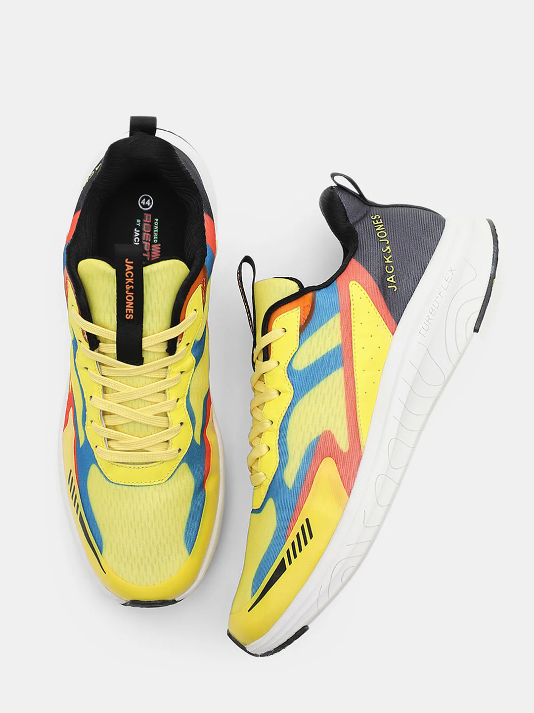 Yellow Colourblocked Sneakers - Image 3