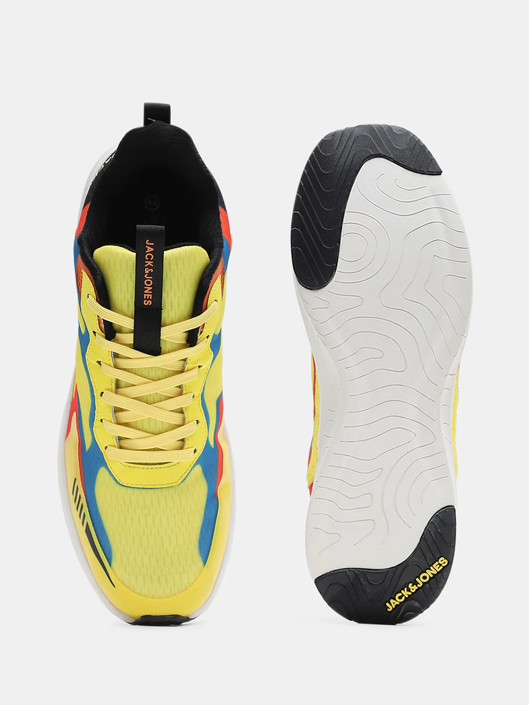 Yellow Colourblocked Sneakers - Image 5