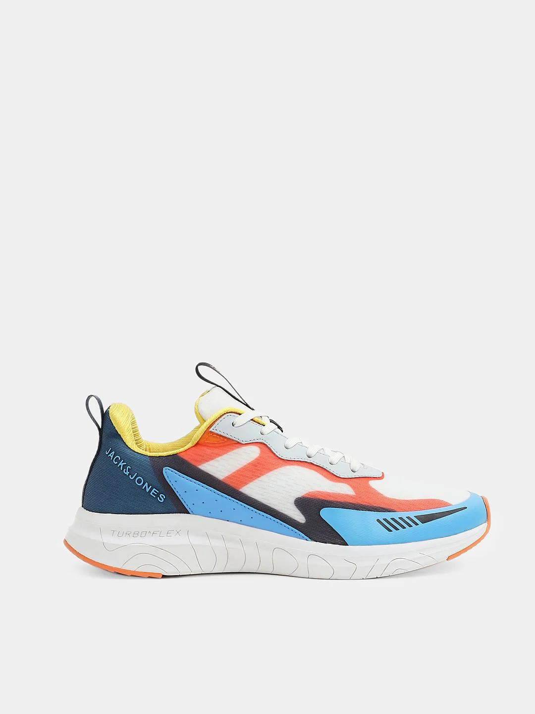 White Colourblocked Sneakers - Image 2