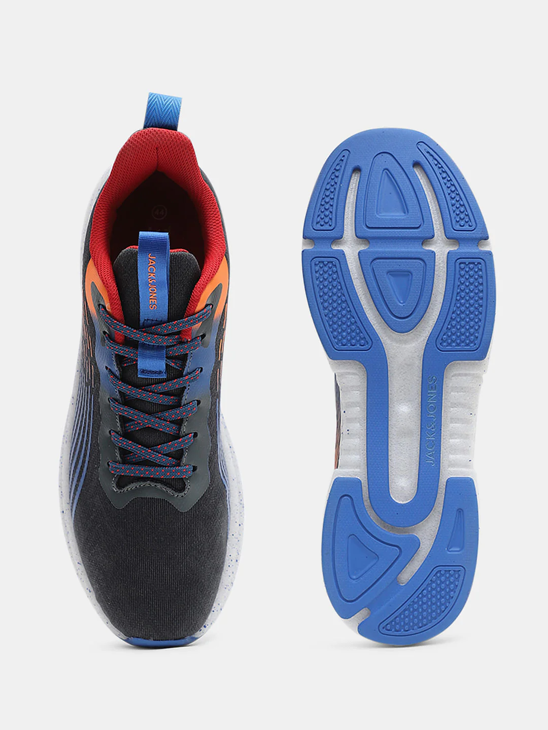 Black Lace-Up Mesh Sneakers - Image 5