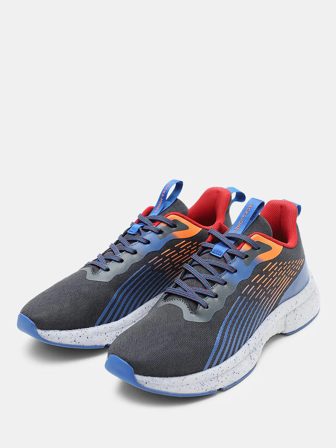 Black Lace-Up Mesh Sneakers - Image 6