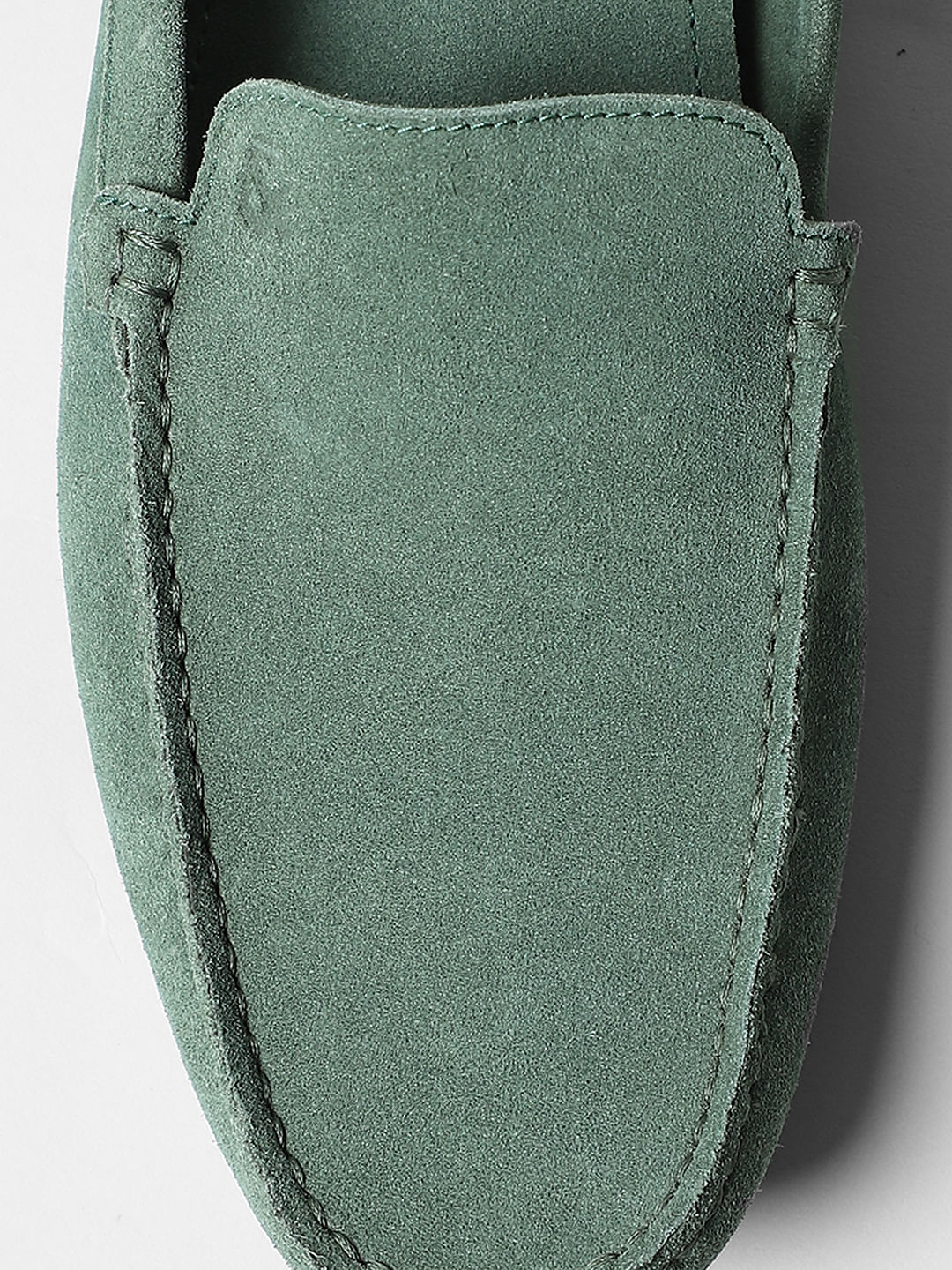 Green Suede Loafers - Image 13