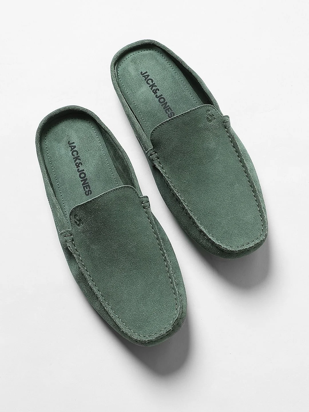 Green Suede Loafers - Image 9