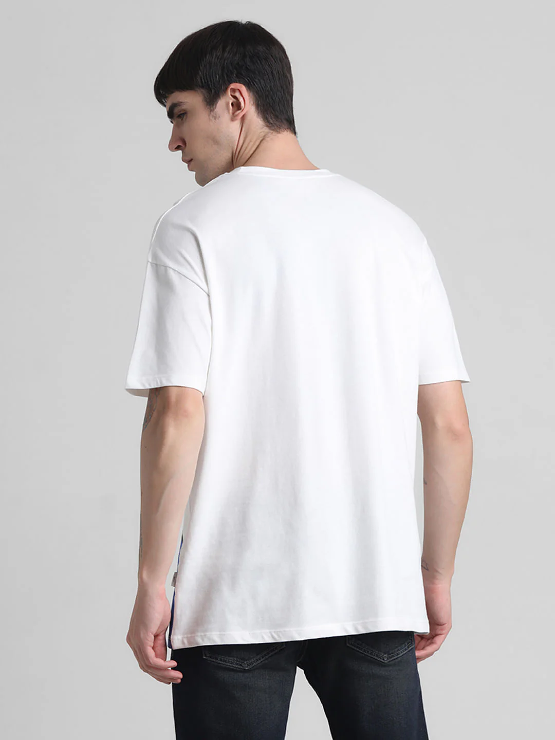 White Doggo Print Oversized T-shirt - Image 4