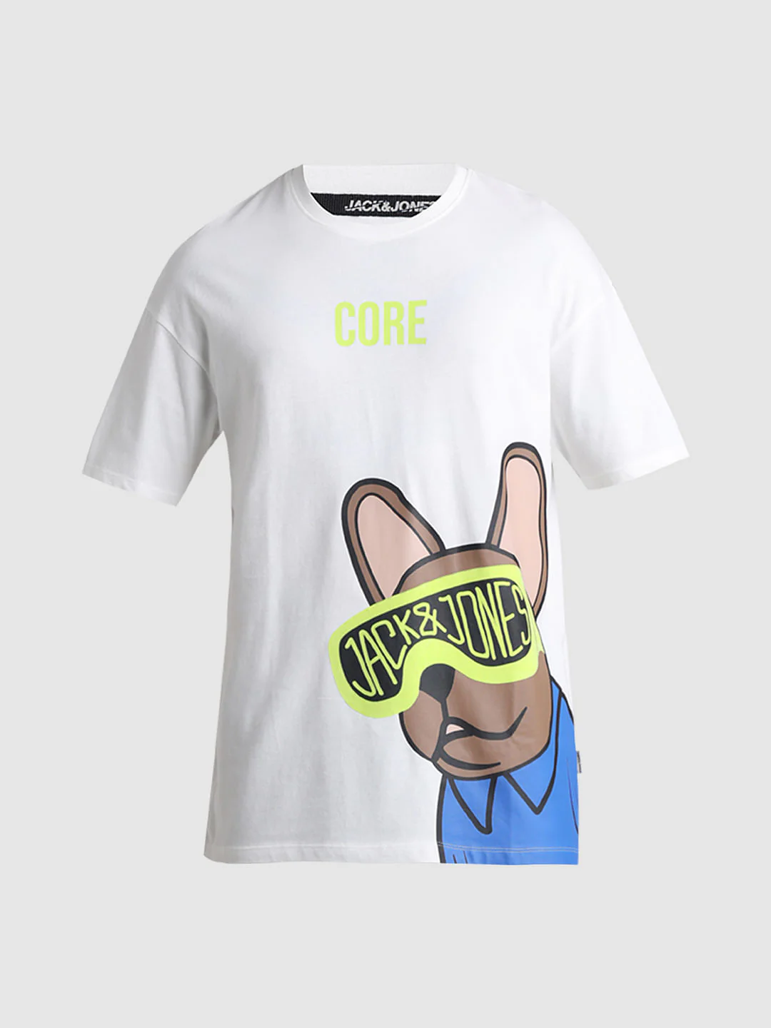 White Doggo Print Oversized T-shirt - Image 7