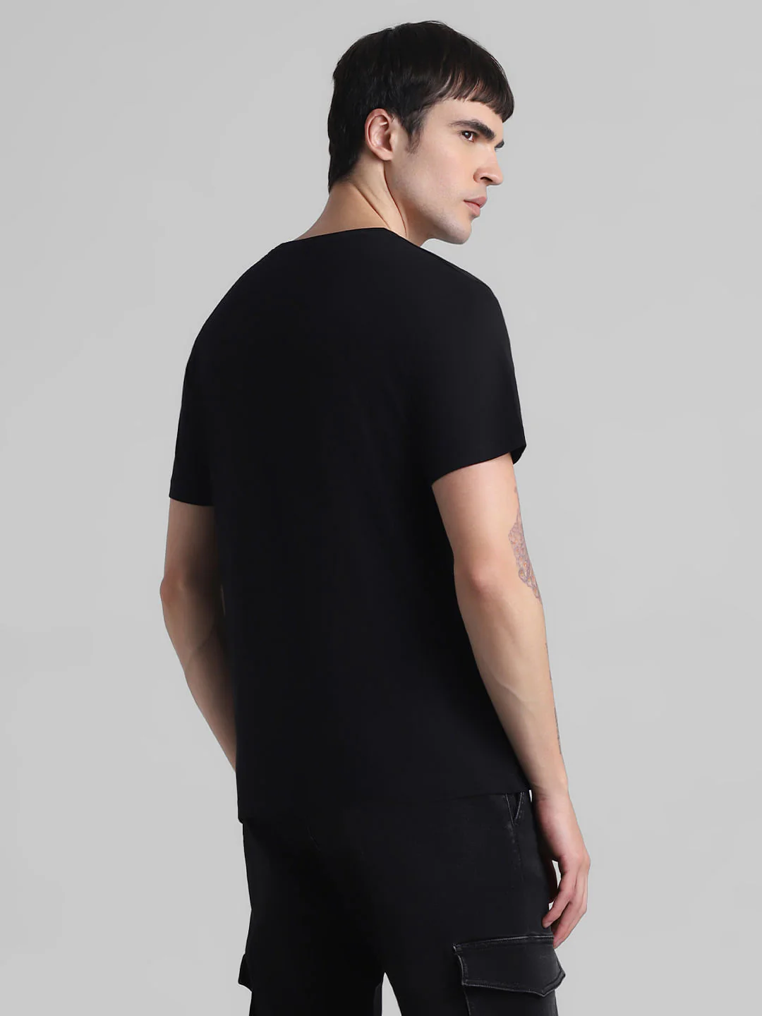 Black Tropadelic Print T-shirt - Image 4