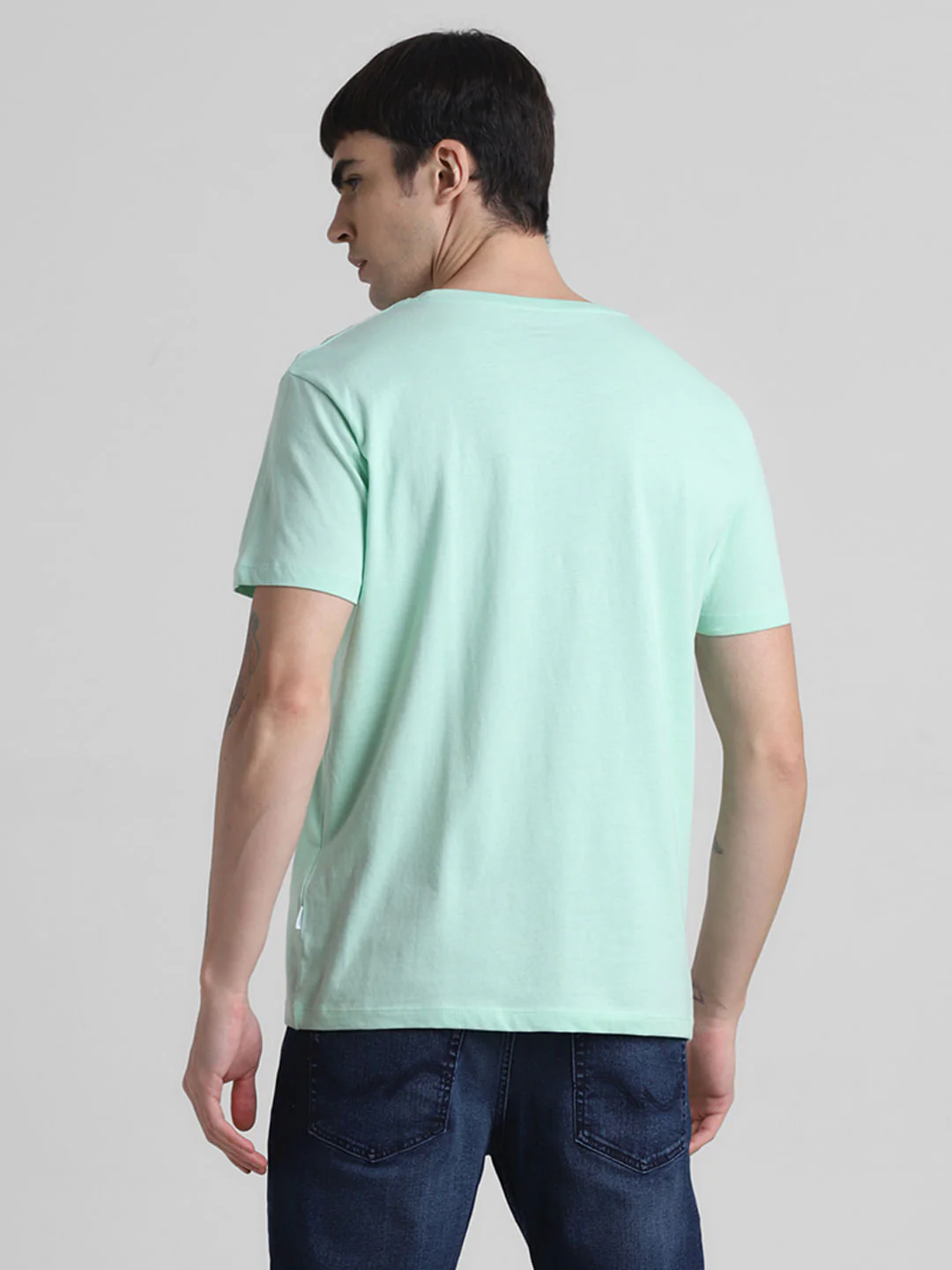 Green Graphic Print T-shirt - Image 4