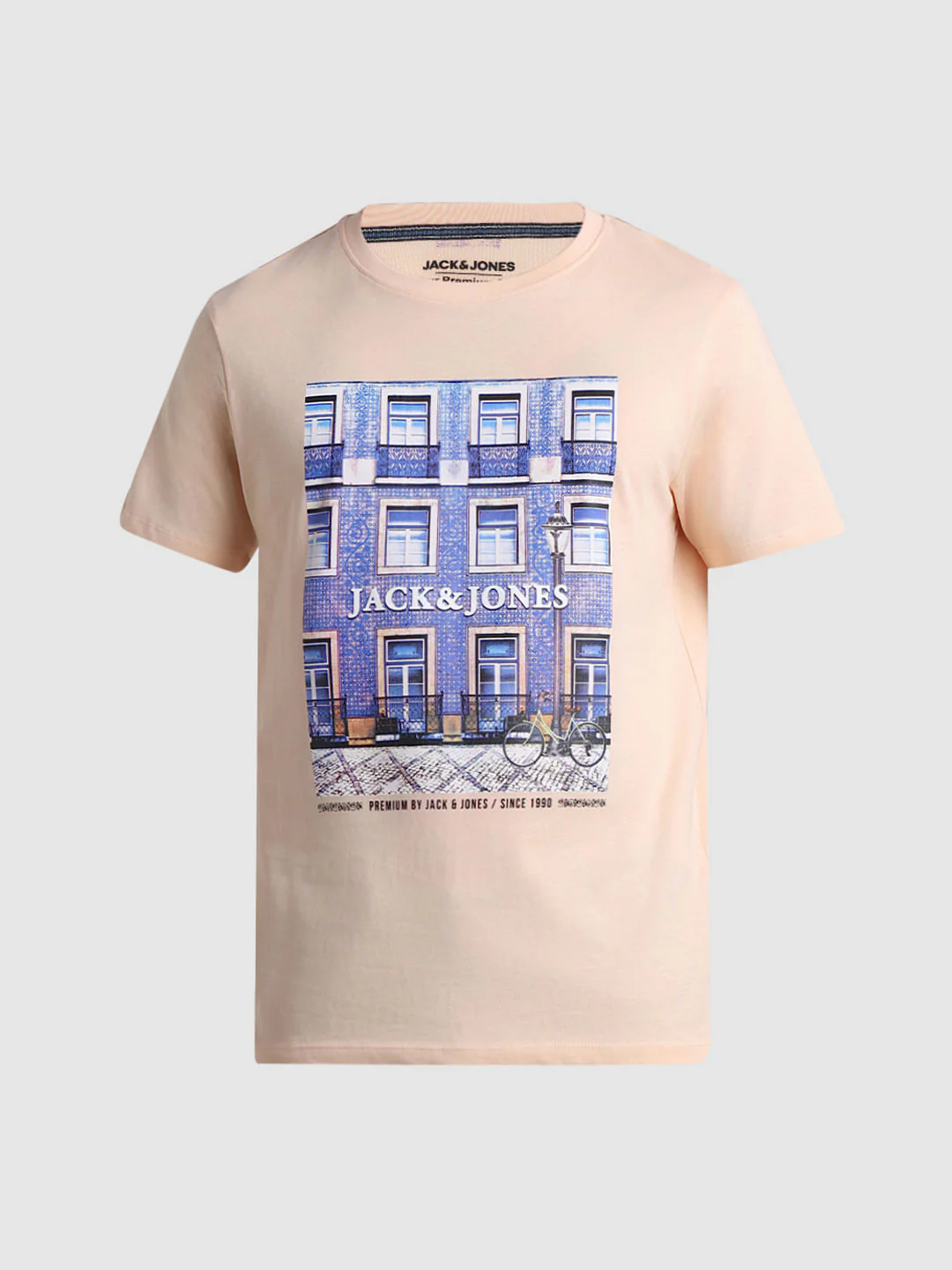 Peach Window Print T-shirt - Image 7