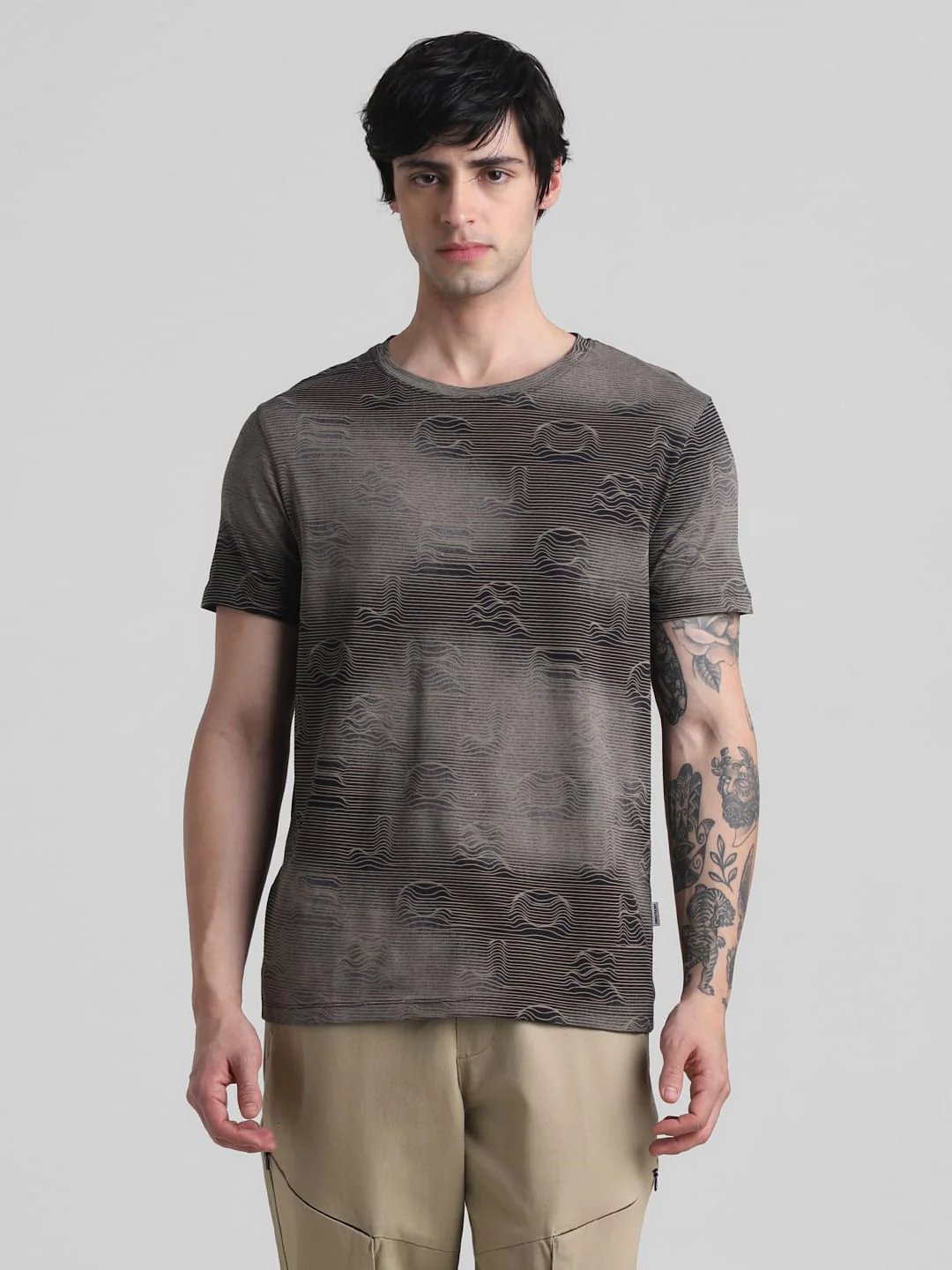 Black Logo Engrave Oversized T-shirt - Image 2