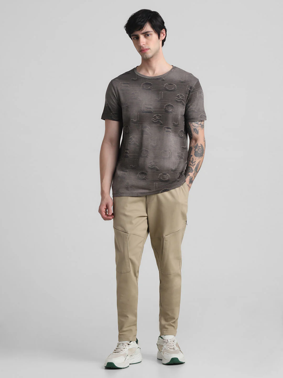 Black Logo Engrave Oversized T-shirt - Image 6