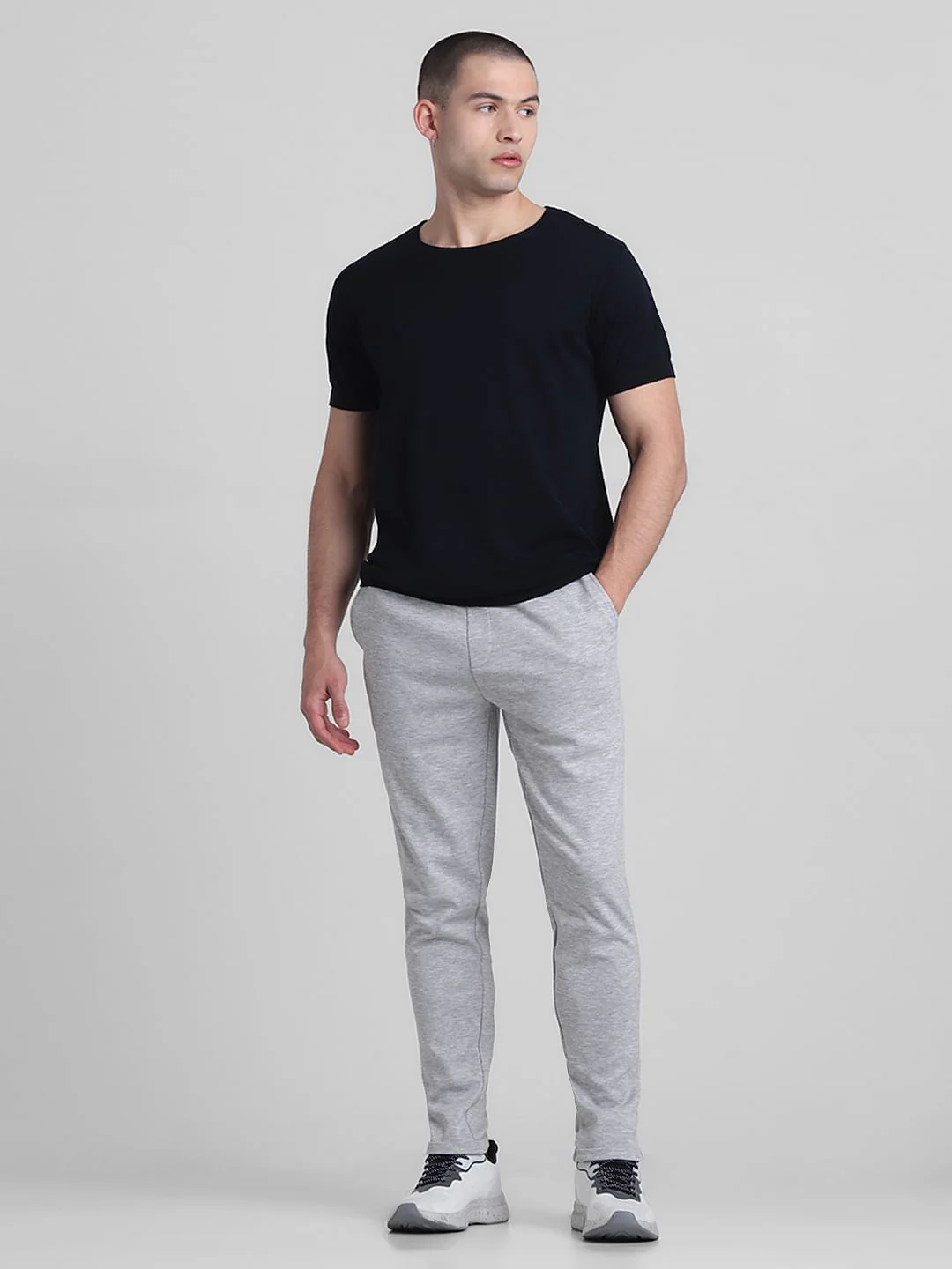 Navy Blue Crew Neck T-shirt - Image 6