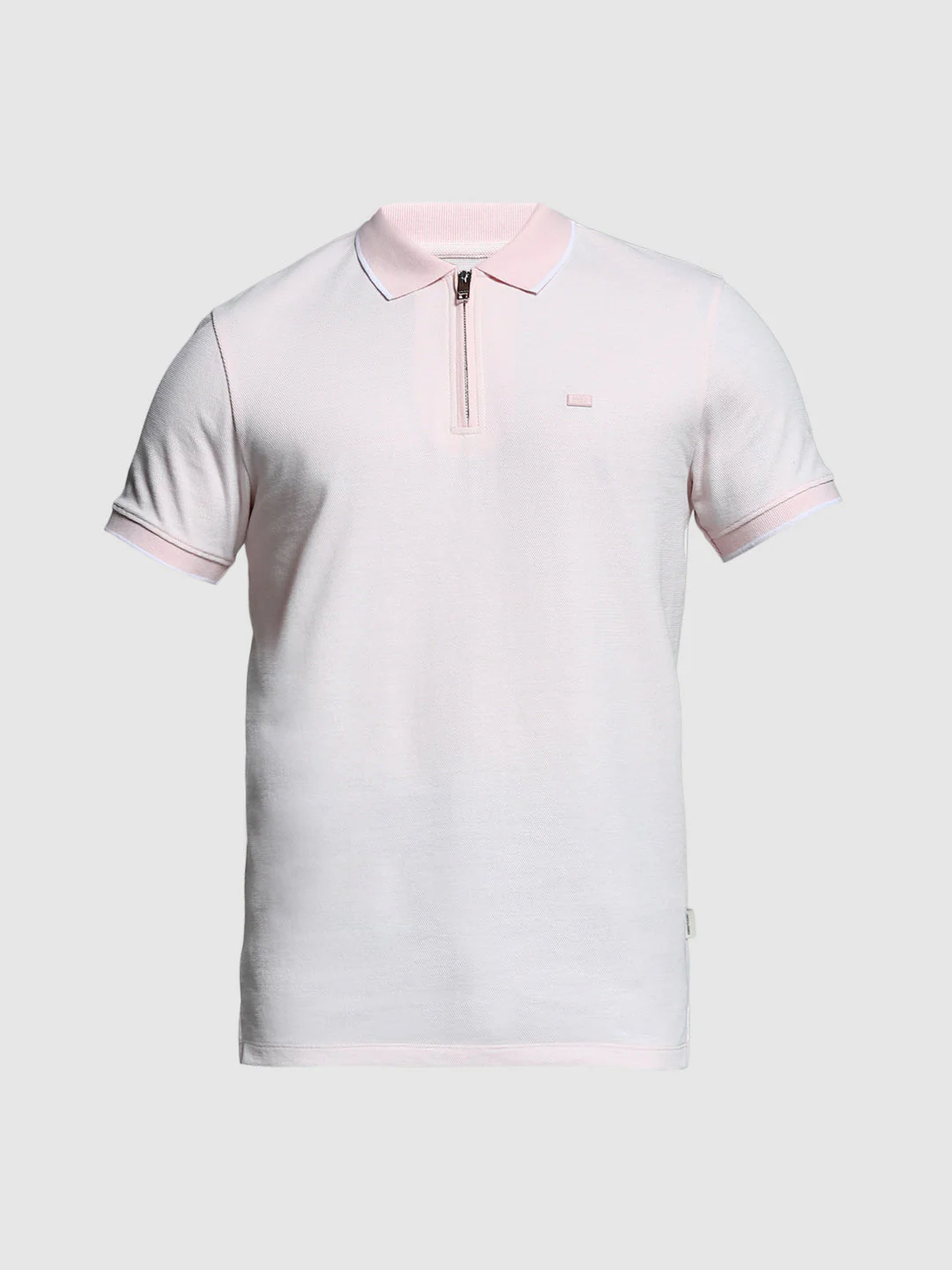 Light Pink Slim Fit Polo - Image 7